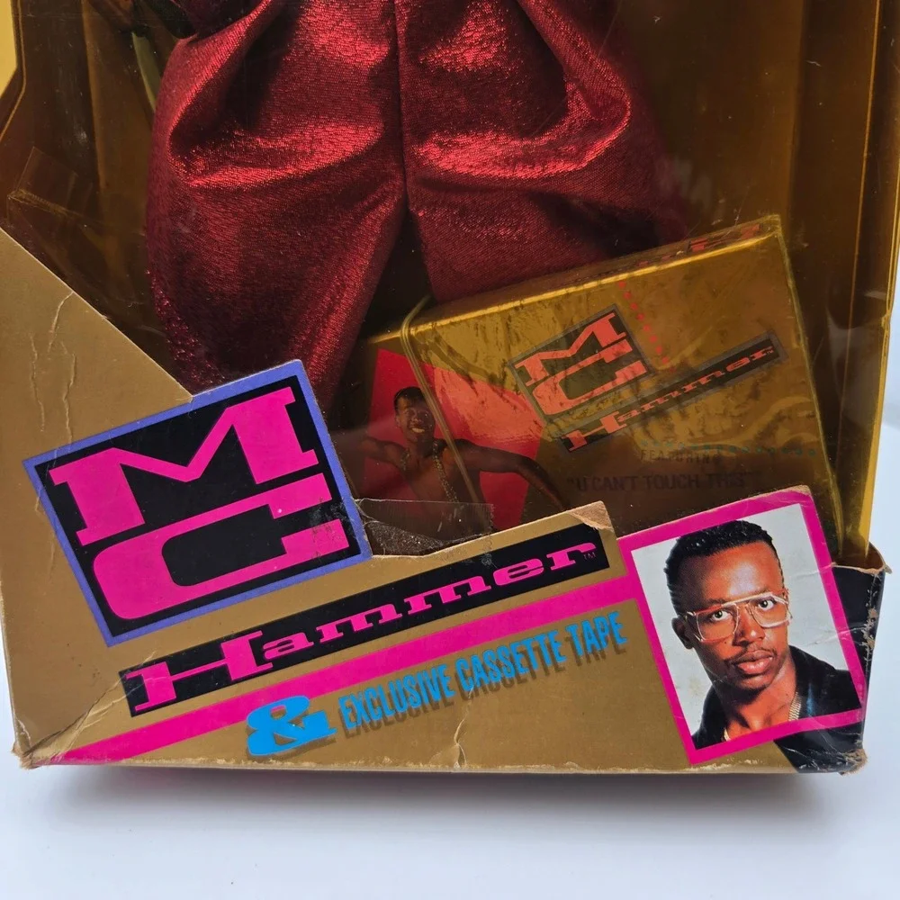 Vintage 1991 Mattel MC Hammer Doll NIB With Real Exclusive Cassette Tape Mattel